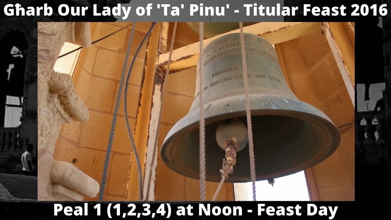 Mota 1 f'12:00pm (2016 - 1,2,3,4 - Video) - Għarb Madonna ta' Pinu - Festa Titulari - 4 Qniepen