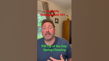 Property Manager Tip of the Day|| Spring Cleaning|| Property Management 101||#shorts #rentalproperty