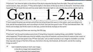 Genesis 1-2:4a