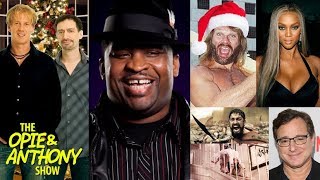 Opie & Anthony - Dirty Kris Kringle
Patrice ONeal is in for Jim Norton. Patrice asks them about The Baby Bird and they talk about growing up. Opie tries to convince Patrice that he was once poor, they look up the top Internet searches, talk about video games, the 300 movie trailer, discuss music, movies and some news stories. They meet Big Red, another homeless guy who reminds them of Tippy Tom. Patrice notices that he looks like Hacksaw Jim Duggan and he hates to be told that he looks like Tippy Tom. Theyre freezing doing the walk over. A butthurt caller hated a Jim Norton joke. They talk about FCC rules, Patrices appearance on the Tyra Banks show and how self-obsessed she is. They talk to Big Red some more, him and Patrice go at each other and Bob Saget calls in. Patrice tells Bob that he likes 1 vs 100, they talk about acting, Deal Or No Deal and Michael Richards. After they hang up with Bob some callers have questions for Big Red but keep referring to him as Tippy Tom which upsets him. Towards the end they talk to Roland. (12-8-06) Opie & Anthony - Dirty Kris Kringle