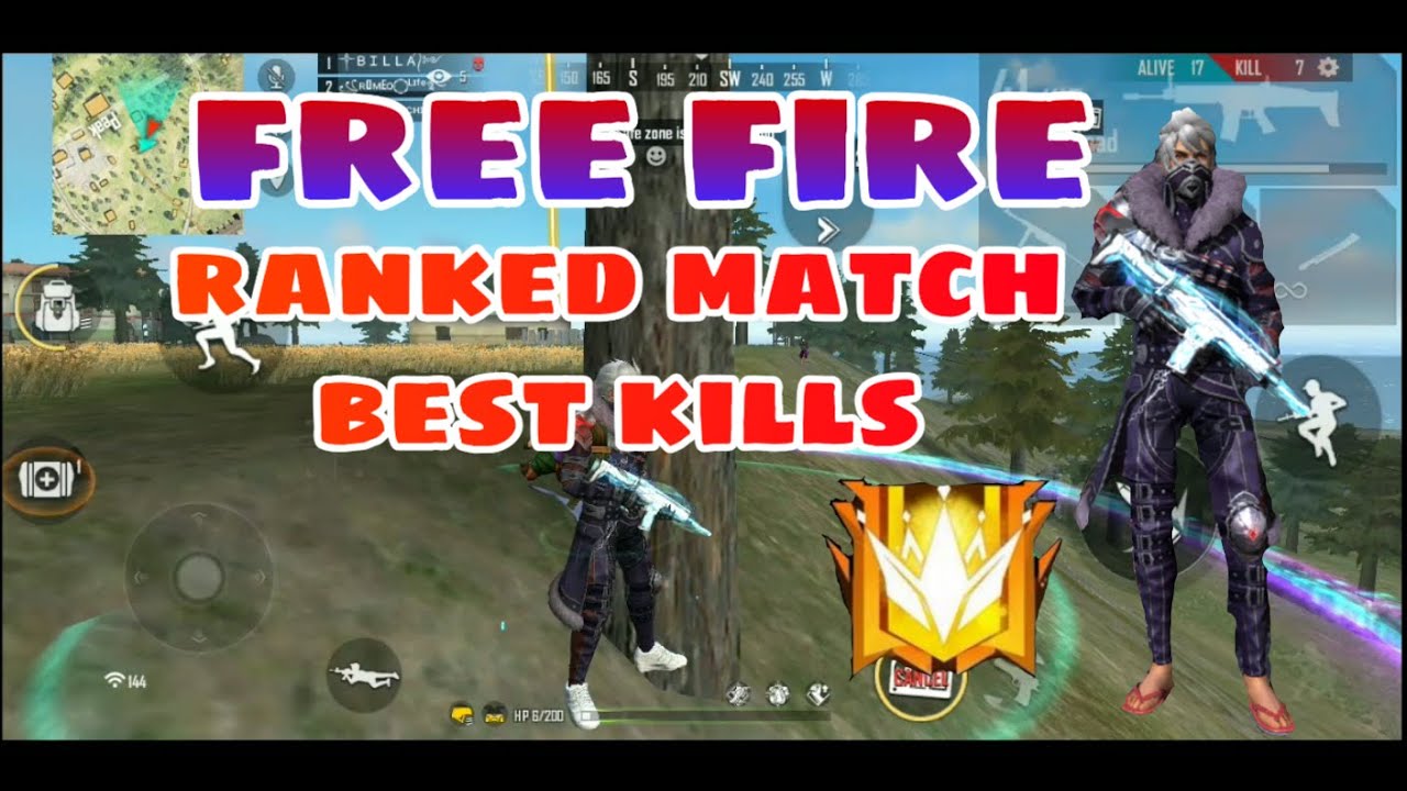 GARENA FREE FIRE RANKED MATCH BEST KILLS - YouTube