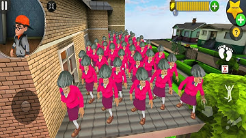 Scary Teacher 3D Multi Miss T Army Clones New Chapter Update Prank!