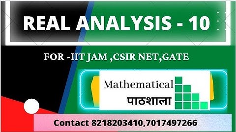 REAL ANALYSIS 10(1.10) | ALGEBRA OF TRANSFINITE NUMBERS | IIT-JAM | CSIR NET| GATE | TIFR | NBHM |