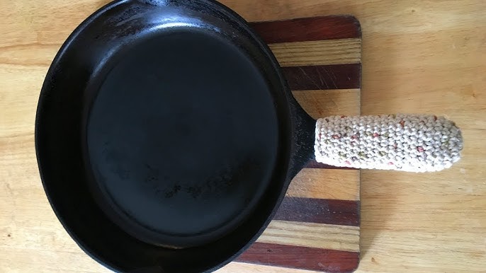 Cast Iron Skillet Handle Cover DIY - A Beautiful Mess