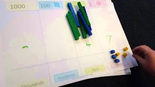 Subtraction with Dienes BR