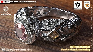 Professional 3D Rendering Jewelry in Octane Render for Blender