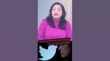 Twitter to reportedly allow users to turn off view count feature #shortsvideo