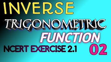 inverse trigonometric functions class 12
