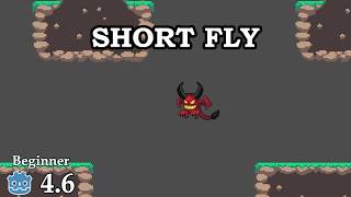 How to create a short fly - Learn Godot 4 2D - no talking