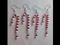 (Tutorial) Candy Cane Earrings (Video 13)