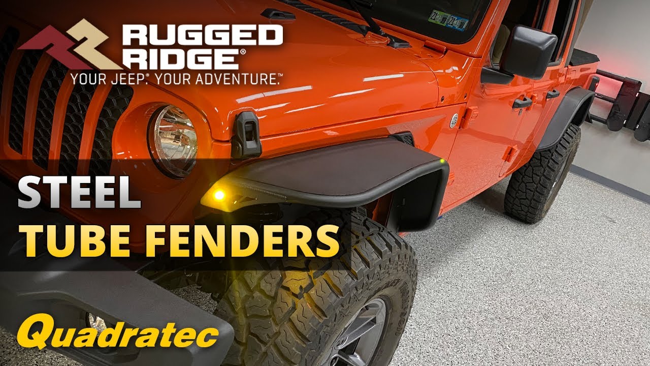 Rugged Ridge HD Steel Tube Fenders for 18-21 Jeep Wrangler JL | Quadratec
