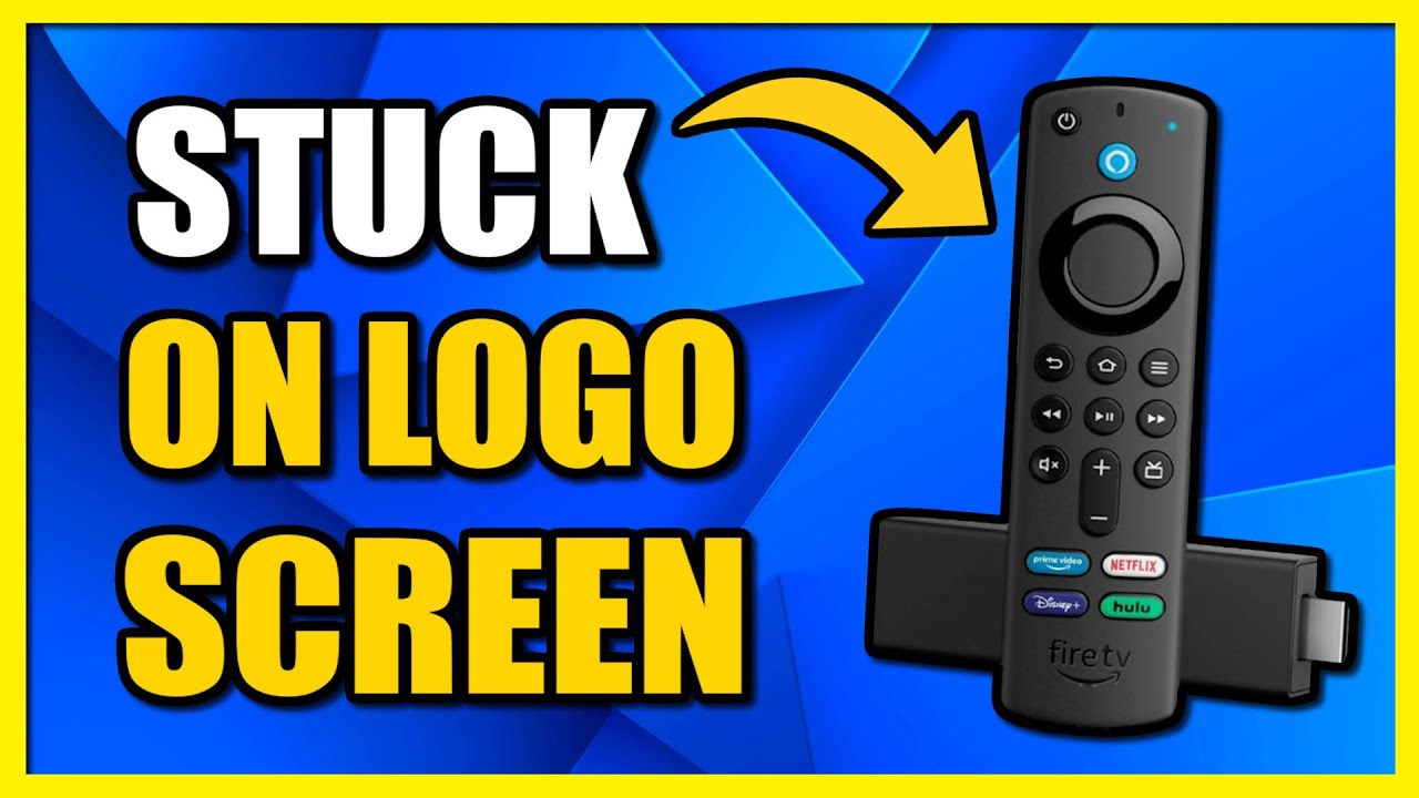How to fix a Fire TV or Firestick stuck on the boot start up logo screen
