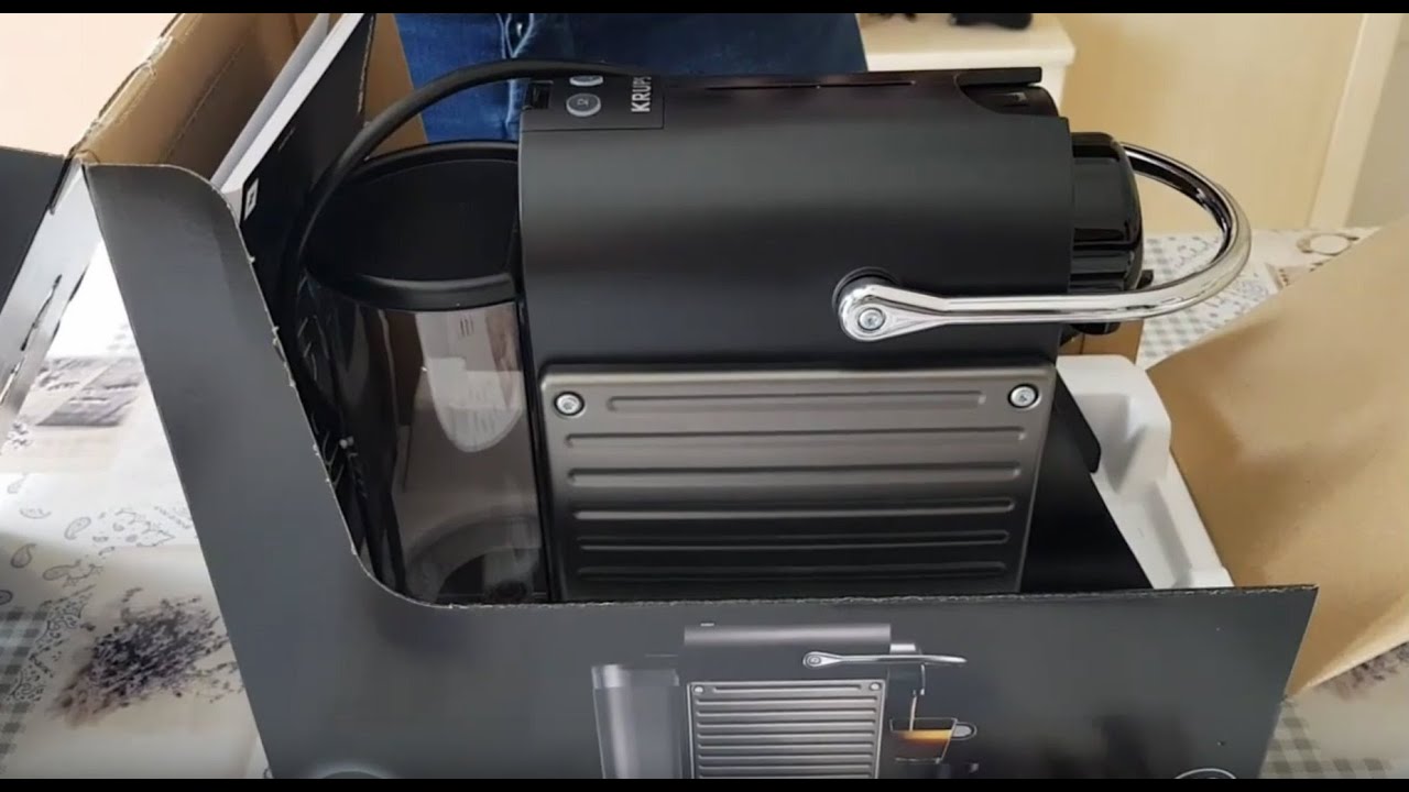 Nespresso Krups Pixie Titane unboxing 