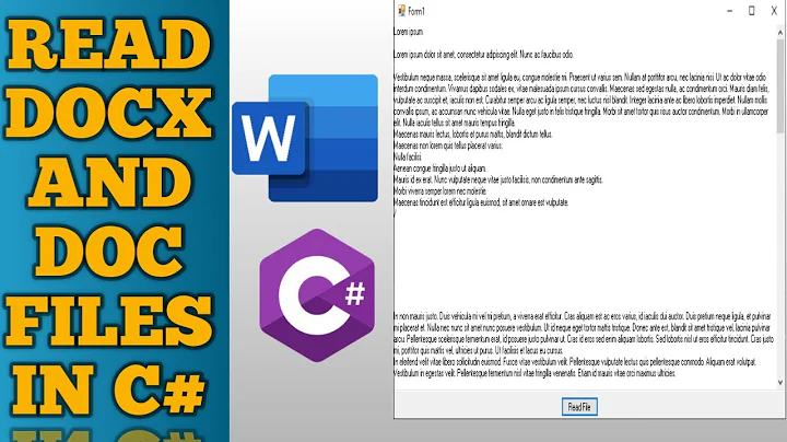 How to Open and Read Word File in Rich TexBox in C# Visual Studio | C# Read Word Files