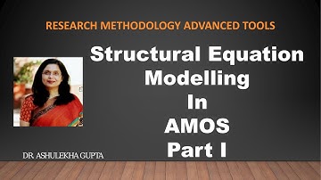 01 Structural Equation Modelling(SEM)(AMOS)(introduction)