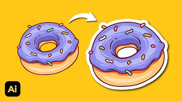 Easy Process to Make Die Cut Line Sticker in Illustrator