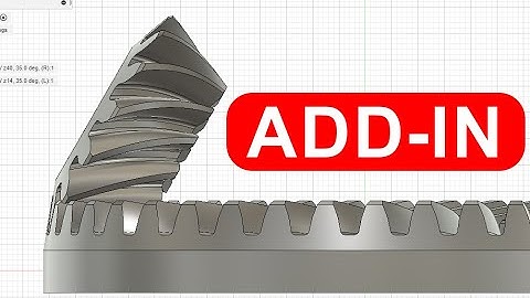 Bevel gears in Fusion 360 - plugin (new version with custom shaft angle)