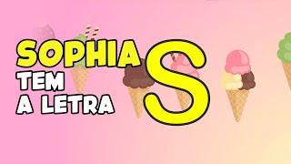 Sophia Começa Com A Letra S De Sorvete