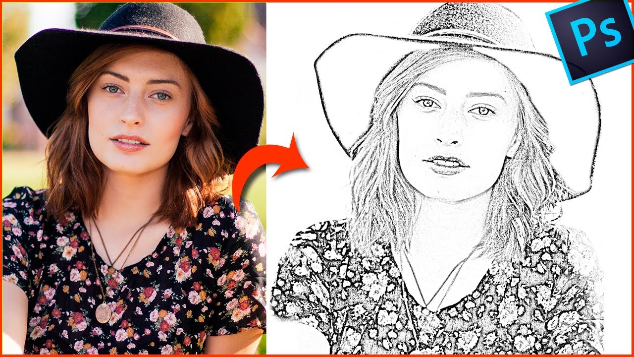 Convertir una foto en dibujo a lápiz con Photoshop | tutorial de edicion -  thptnganamst.edu.vn