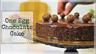 One egg chocolate cake -