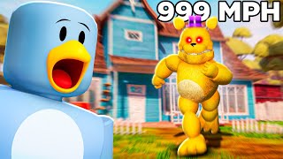 Escaping FAST FREDBEAR in Hello Neighbor!