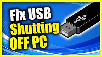 How to Stop USB devices shutting off on Windows 10 or 11 PC