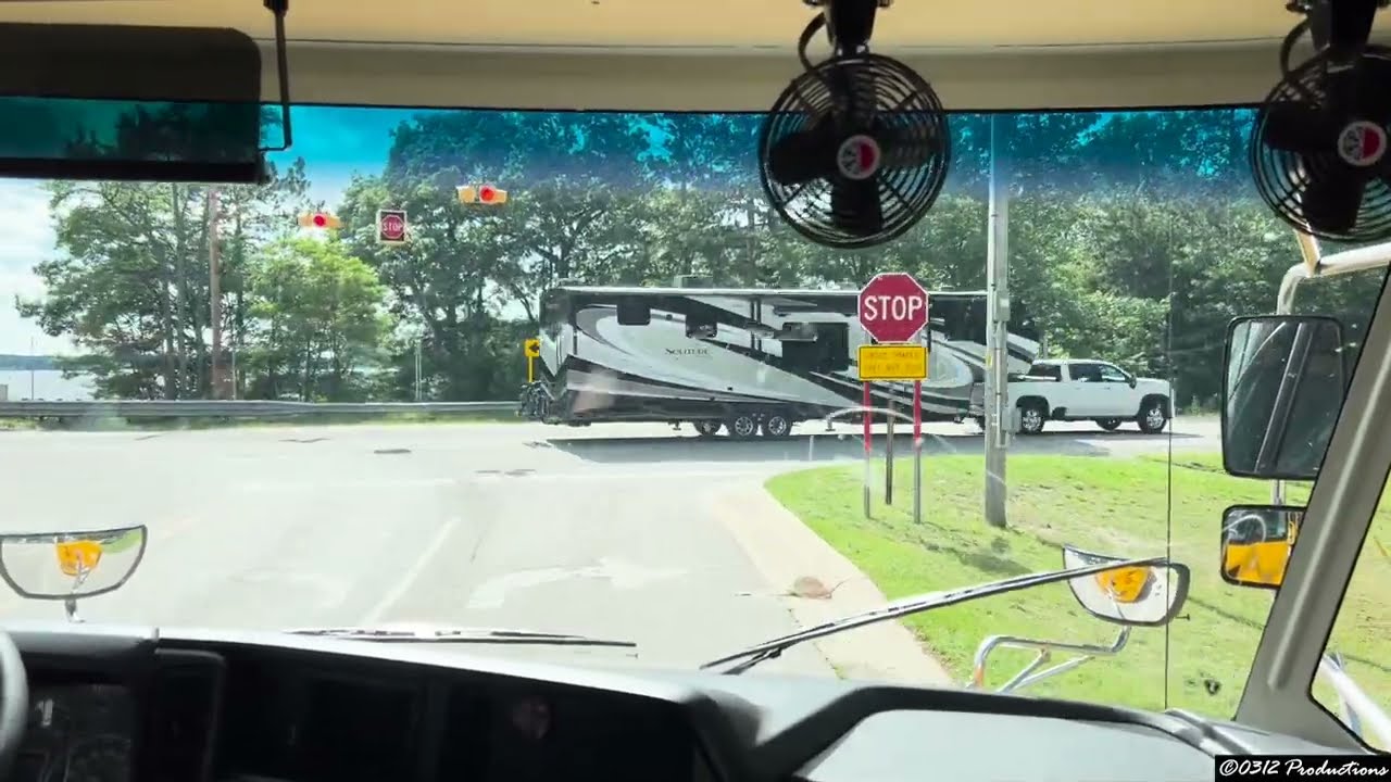 First Drive of A BRAND NEW 2025 IC CE School Bus W/ Cummins B6.7 (Front Seat Ride)