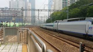 #353 서울-부산 (수원경유) KTX 023호기 구로역 통과