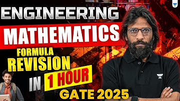 Engineering Mathematics | Formula Revision🔥| GATE 2025 | In One Hour | By Unacademy CSIT