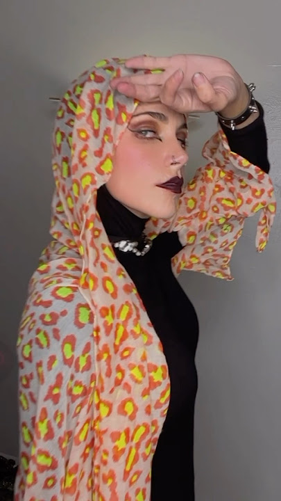 #thrifted 🐆 #wool autumn #ootdhijab #goth #ootd