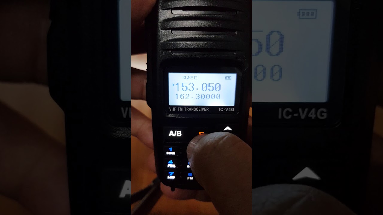 วิธีบันทึกช่อง ICOM V4G