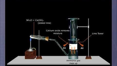 Preparation of Ammonia gas in the laboratory