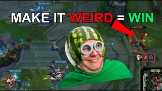 How To Win Hard Games? MAKE IT WEIRD!