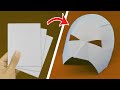 How To Make Mask From Cardboard Type 4 | Free Templates | Amin DIY &amp; Crafts