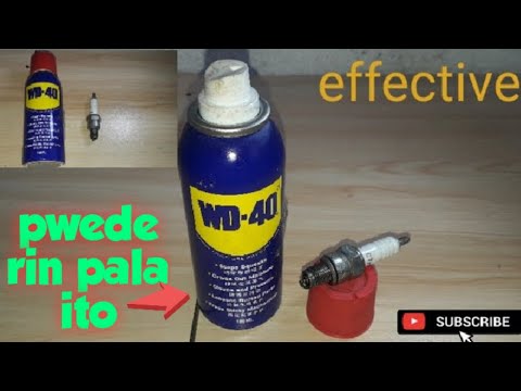 Video: Maaari mo bang spray ang mga spark plugs sa wd40?