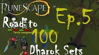 Runescape Legacy Road to 100 Dharok sets W/ Commentary Episode 5 - The kill-streak!