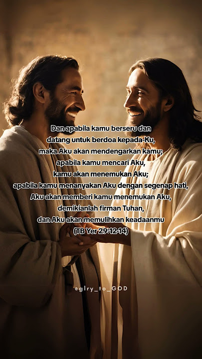 #sabdatuhan #firmantuhan #ayathariini #yeremia #Yesus #menemukan #berdoa #segenaphati #memulihkan