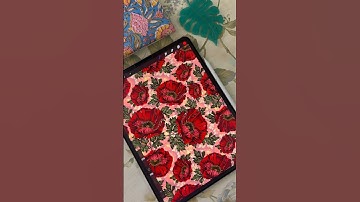 A New Seamless Pattern Design 🌸🧿🤍🌿 #procreate #patterndesign #shorts #shortvideo #youtubeshorts