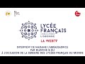 Capture de la vidéo Interview De Madame L'ambassadrice De France Par Les Jeunes Journalistes Du Lfcl