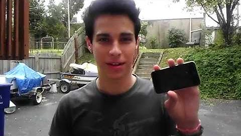 Smashing My Broken Ipod Touch!!! Part 1