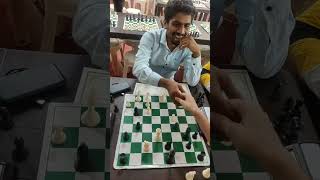 Bhavesh Dhodi and Nimesh jha(1450) chess game at sports complex