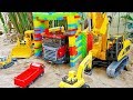 블럭 주차장 중장비 자동차 장난감 변신놀이 Car Toy Magic Block Parking