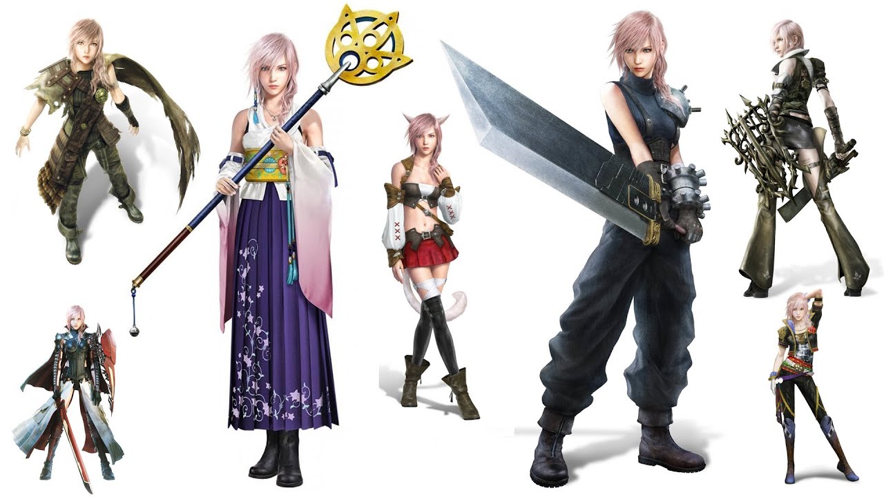 Lightning Returns Final Fantasy Xiii Yuna Cloud Costume Collection Youtube