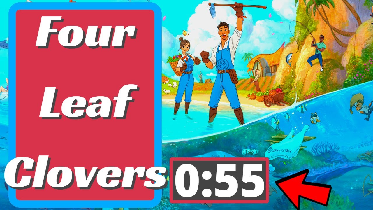 what-to-do-with-four-leaf-clovers-in-coral-island-youtube