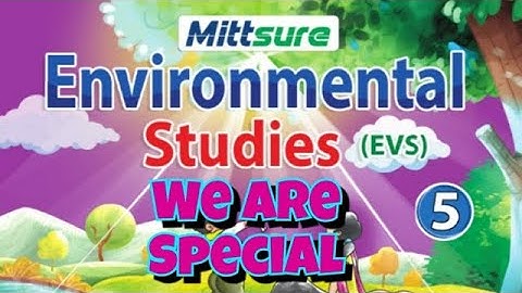 Mittsure e-Book & Solutions | EVS | Class-05 | Chapter-03 | We Are Special |