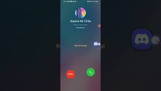 Xiaomi Mi CC9e incoming call