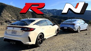 Civic Type R vs Elantra N - The Battle for Best FWD | Everyday Driver