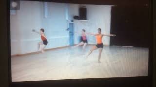 Performance sequence tango kicks