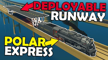 Lets Build A RAILWAY Deployable RUNWAY! - Stormworks build and rescue