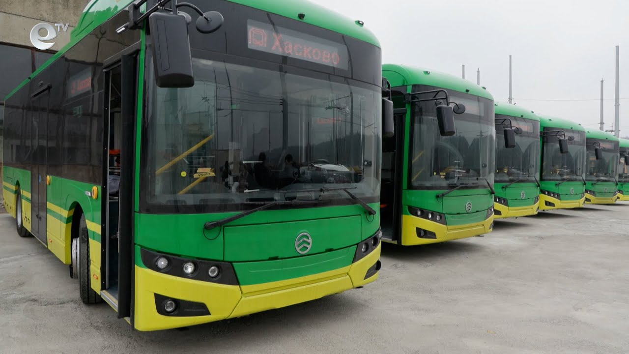 Нови шест електробуса ще обслужват градските линии на Хасково